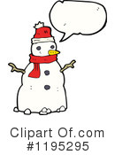 Snowman Clipart #1195295 by lineartestpilot