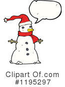 Snowman Clipart #1195297 by lineartestpilot