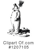 Snowman Clipart #1207105 by Prawny Vintage