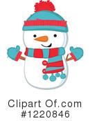 Snowman Clipart #1220846 by peachidesigns