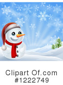 Snowman Clipart #1222749 by AtStockIllustration