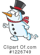 Snowman Clipart #1226749 by toonaday