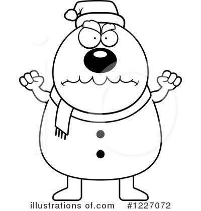 Royalty-Free (RF) Snowman Clipart Illustration by Cory Thoman - Stock Sample #1227072