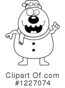 Snowman Clipart #1227074 by Cory Thoman