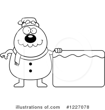 Royalty-Free (RF) Snowman Clipart Illustration by Cory Thoman - Stock Sample #1227078