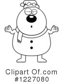 Snowman Clipart #1227080 by Cory Thoman