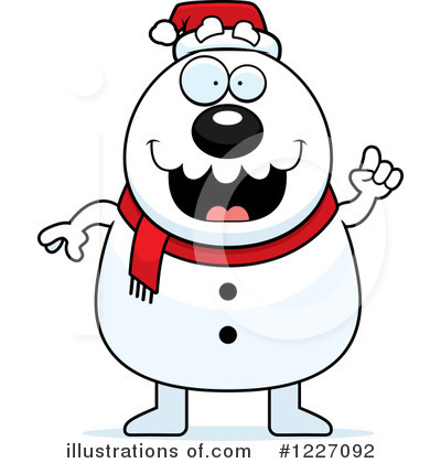 Royalty-Free (RF) Snowman Clipart Illustration by Cory Thoman - Stock Sample #1227092