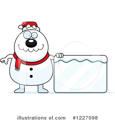 Royalty-Free (RF) Snowman Clipart Illustration by Cory Thoman - Stock Sample #1227098