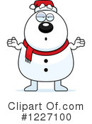 Snowman Clipart #1227100 by Cory Thoman