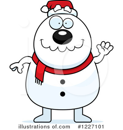 Royalty-Free (RF) Snowman Clipart Illustration by Cory Thoman - Stock Sample #1227101