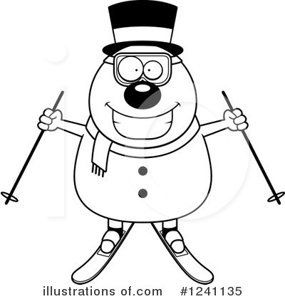 Royalty-Free (RF) Snowman Clipart Illustration by Cory Thoman - Stock Sample #1241135