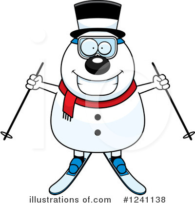 Royalty-Free (RF) Snowman Clipart Illustration by Cory Thoman - Stock Sample #1241138