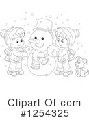 Snowman Clipart #1254325 by Alex Bannykh