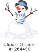 Snowman Clipart #1264490 by Pushkin