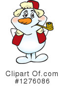 Snowman Clipart #1276086 by Dennis Holmes Designs
