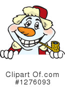 Snowman Clipart #1276093 by Dennis Holmes Designs