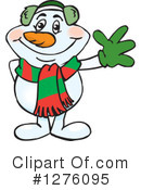 Snowman Clipart #1276095 by Dennis Holmes Designs