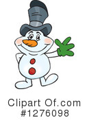 Snowman Clipart #1276098 by Dennis Holmes Designs