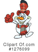 Snowman Clipart #1276099 by Dennis Holmes Designs