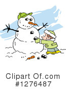 Snowman Clipart #1276487 by Johnny Sajem