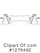 Snowman Clipart #1276492 by Johnny Sajem