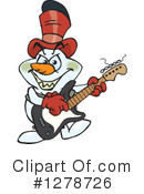 Snowman Clipart #1278726 by Dennis Holmes Designs