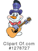 Snowman Clipart #1278727 by Dennis Holmes Designs