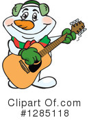 Snowman Clipart #1285118 by Dennis Holmes Designs