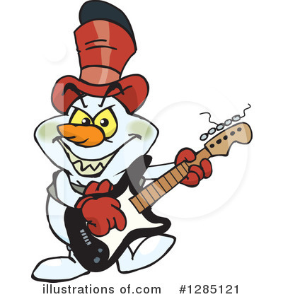 Royalty-Free (RF) Snowman Clipart Illustration by Dennis Holmes Designs - Stock Sample #1285121