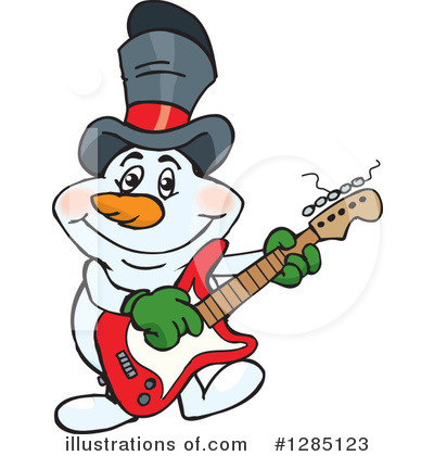 Royalty-Free (RF) Snowman Clipart Illustration by Dennis Holmes Designs - Stock Sample #1285123
