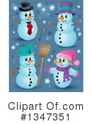 Snowman Clipart #1347351 by visekart