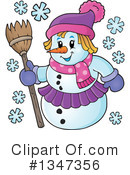 Snowman Clipart #1347356 by visekart
