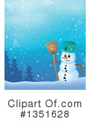 Snowman Clipart #1351628 by visekart