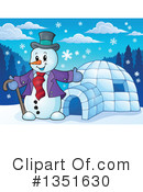 Snowman Clipart #1351630 by visekart