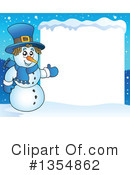 Snowman Clipart #1354862 by visekart