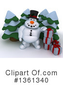 Snowman Clipart #1361340 by KJ Pargeter