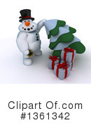 Snowman Clipart #1361342 by KJ Pargeter