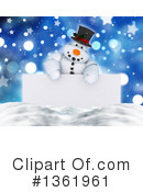 Snowman Clipart #1361961 by KJ Pargeter