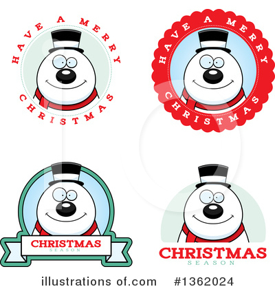 Royalty-Free (RF) Snowman Clipart Illustration by Cory Thoman - Stock Sample #1362024