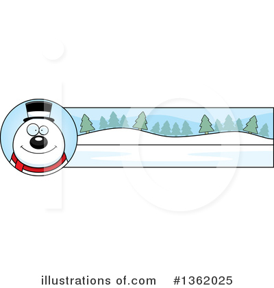 Royalty-Free (RF) Snowman Clipart Illustration by Cory Thoman - Stock Sample #1362025