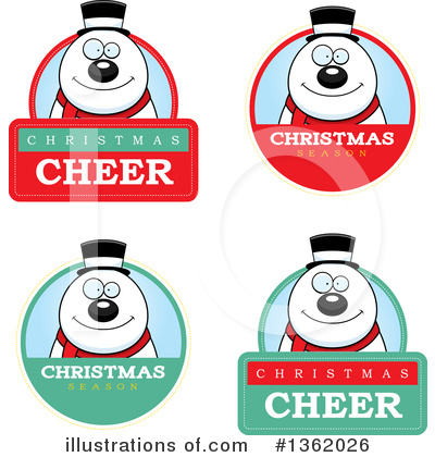 Royalty-Free (RF) Snowman Clipart Illustration by Cory Thoman - Stock Sample #1362026