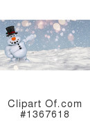 Snowman Clipart #1367618 by KJ Pargeter