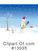 Snowman Clipart #13935 by Rasmussen Images
