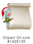 Snowman Clipart #1426135 by AtStockIllustration