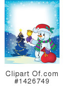 Snowman Clipart #1426749 by visekart