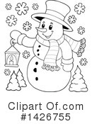 Snowman Clipart #1426755 by visekart