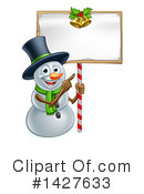 Snowman Clipart #1427633 by AtStockIllustration