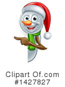 Snowman Clipart #1427827 by AtStockIllustration