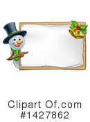 Snowman Clipart #1427862 by AtStockIllustration
