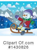 Snowman Clipart #1430826 by visekart
